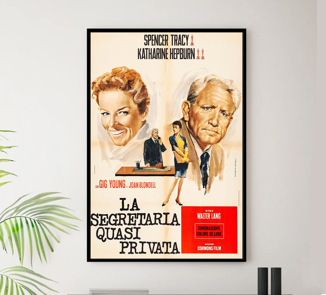 Desk Set 1957 - Italy - v2 - Classic Movie Poster