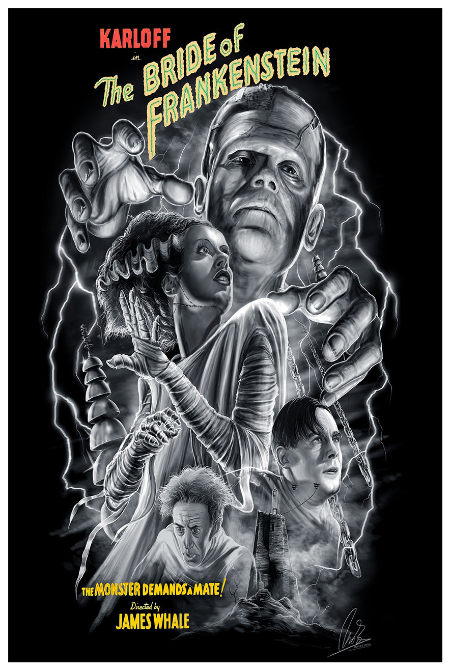 Bride of Frankenstein 1935 - Argentina - v1 - Classic Movie Poster