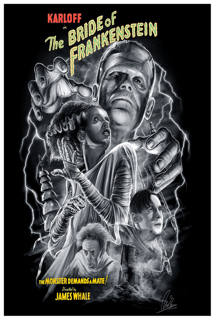 Bride of Frankenstein 1935 - Argentina - v1 - Classic Movie Poster