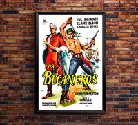 The Buccaneer 1958 - Spain - v1 - Classsic Movie Poster
