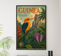 Guinea - Tourism - v1 - Vintage Travel Poster