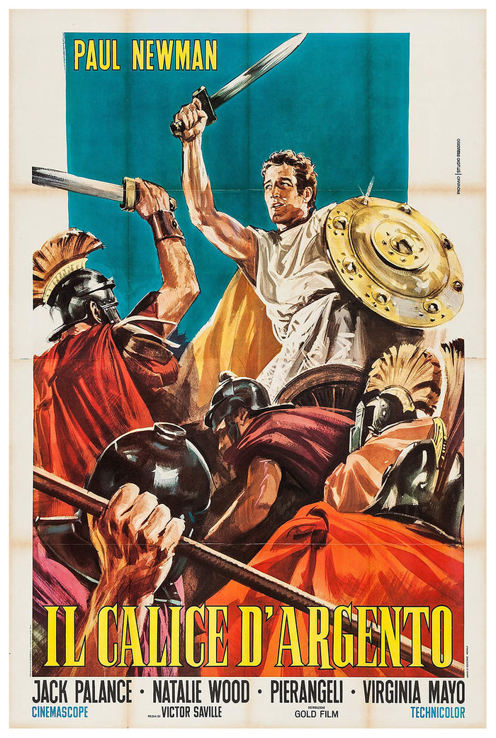 The Silver Chalice 1954 - Paul Newman - Italy - Classic Movie Poster