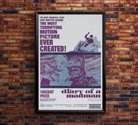 Diary of a Madman 1963 - US - v1 - Classic Movie Poster