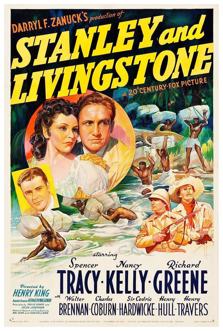 Stanley and Livingstone 1939 - US - v2 - Classic Movie Poster