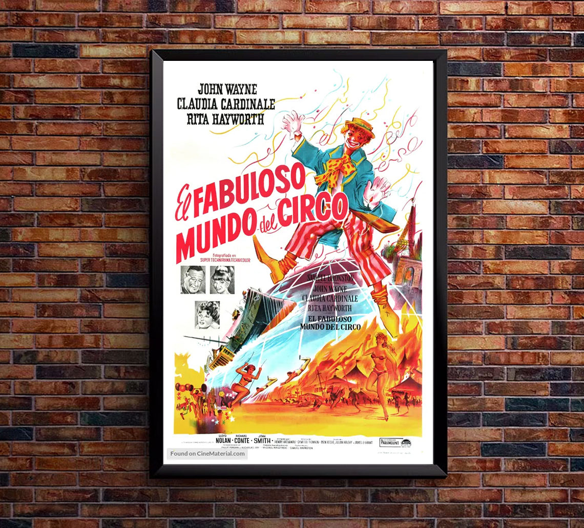 Circus World 1964 - Rita Hayworth - Argentina - Classic Movie Poster