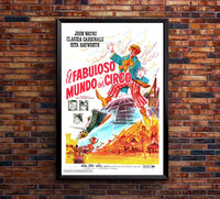 Circus World 1964 - Rita Hayworth - Argentina - Classic Movie Poster