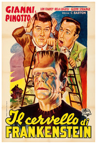 Bud Abbott Lou Costello Meet Frankenstein 1948 - Italy - v1 - Classic Movie Poster