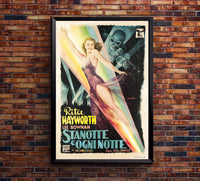 Tonight and Every Night 1945 - Rita Hayworth - Italy - Classic Movie Poster