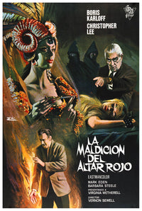 Curse of the Crimson Altar 1968 - Spain - v1 - Classic Movie Poster