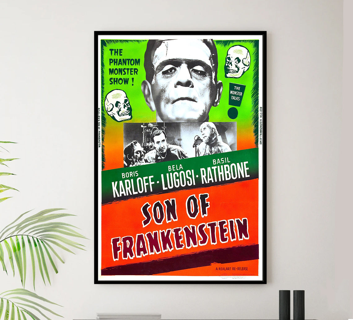 Son of Frankenstein 1939 - US - v4 - Classic Movie Poster