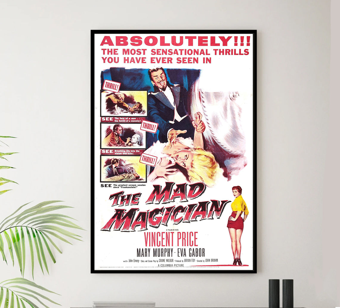 The Mad Magician 1954 - US - v1 - Classic Movie Poster