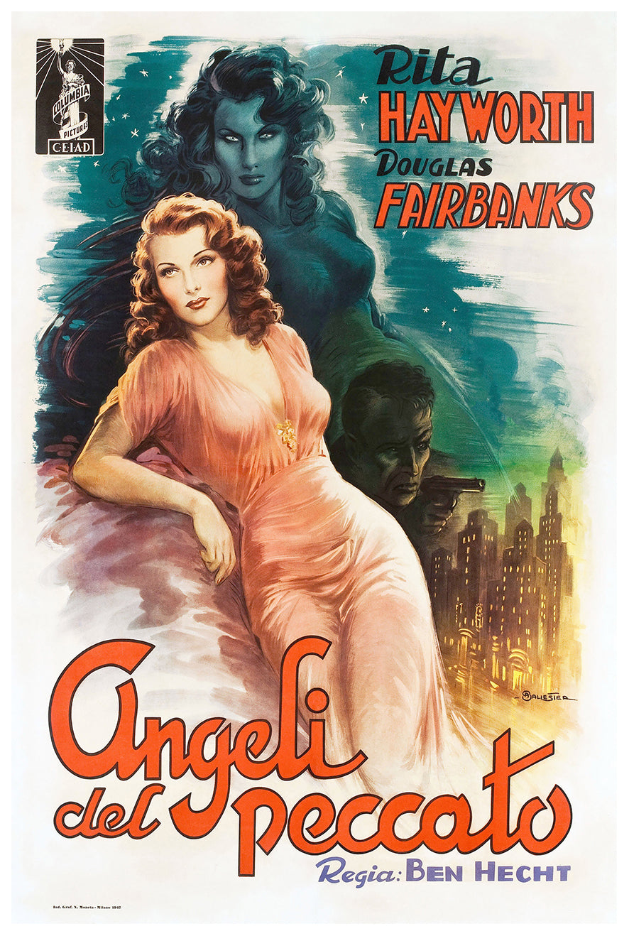 Cover Girl 1944 - Rita Hayworth - Spain - Classic Movie Poster