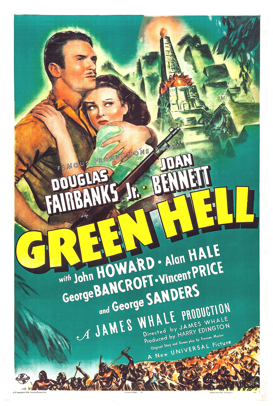 Green Hell 1940 - US - v1 - Classic Movie Poster