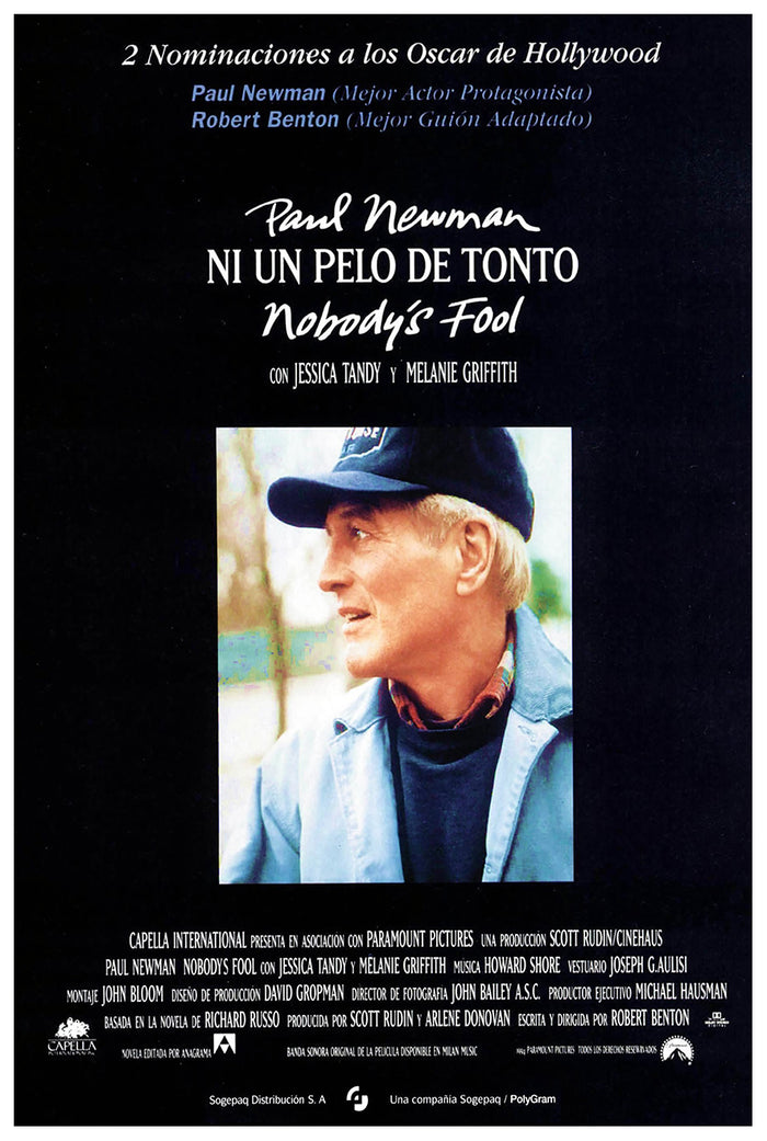 Nobody's Fool 1994 - Paul Newman - Spain - Classic Movie Poster