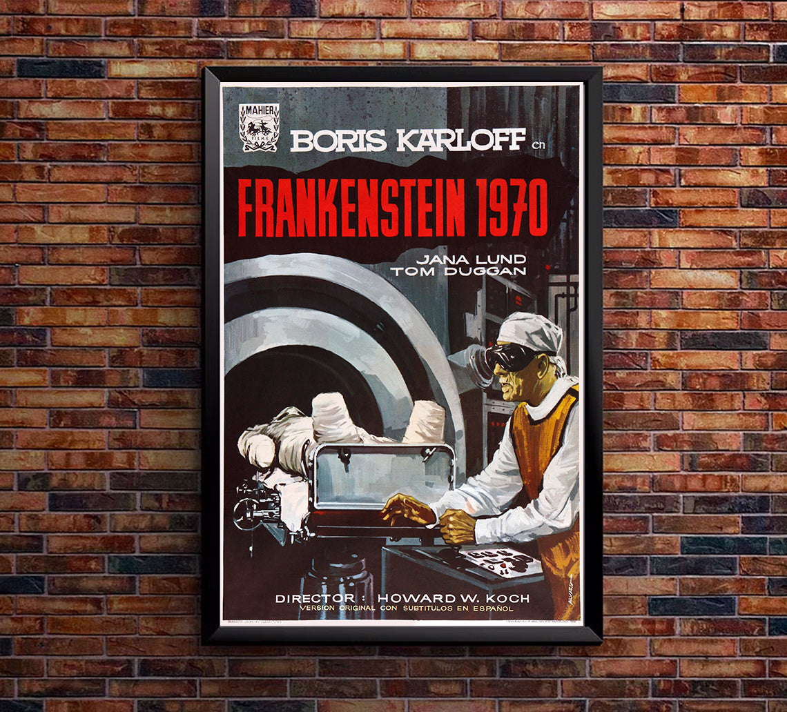 Frankenstein - 1970 1958 - Spain - v1 - Classic Movie Poster