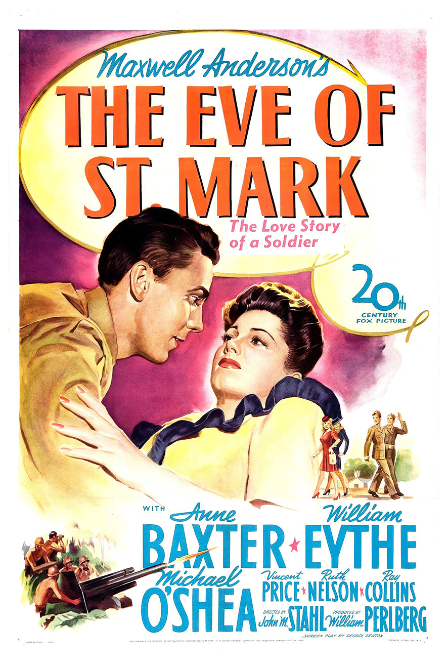 The Eve of St. Mark 1944 - US - v1 - Classic Movie Poster