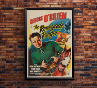 The Renegade Ranger 1938 - Rita Hayworth - US - Classic Movie Poster