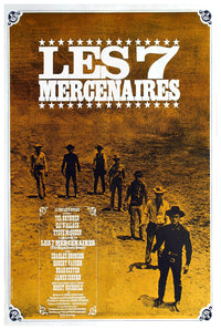The Magnificent Seven 1960 - France - v1 - Classsic Movie Poster