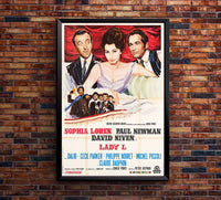 Lady L 1965 - Paul Newman - Italy - Classic Movie Poster
