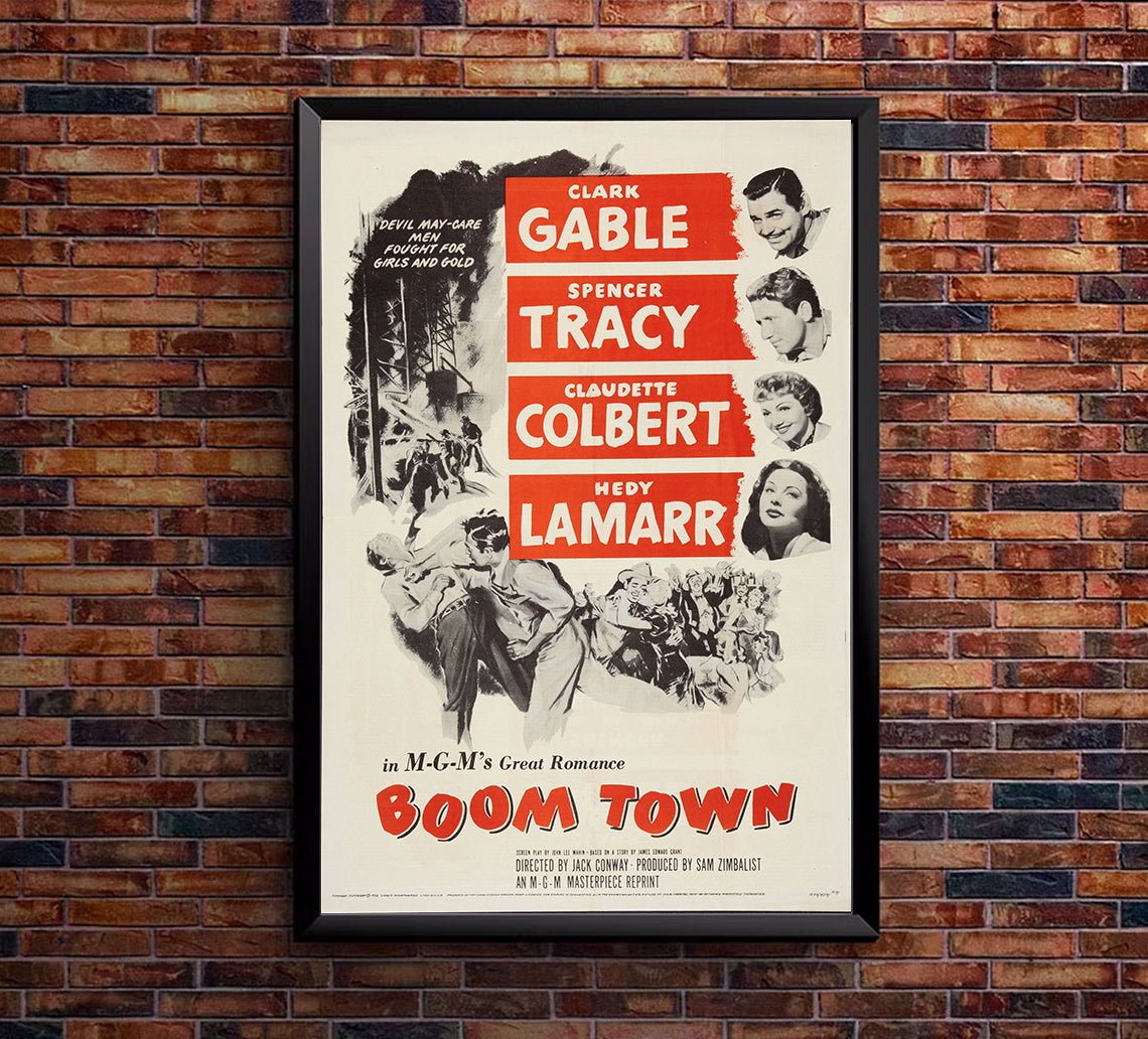 Boom Town 1940 - US - v2 - Classic Movie Poster