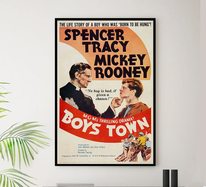 Boys Town 1938 - US - v2 - Classic Movie Poster