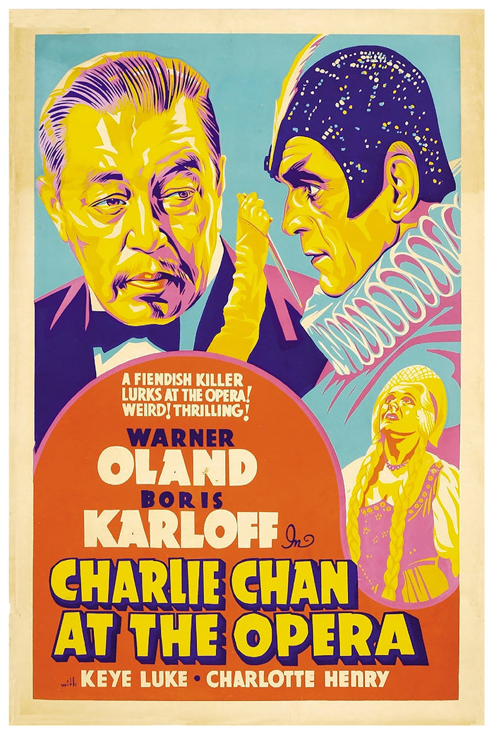 Charlie Chan at the Opera 1936 - US - v1 - Classic Movie Poster