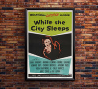 While the City Sleeps 1956 - US - v1 - Classic Movie Poster