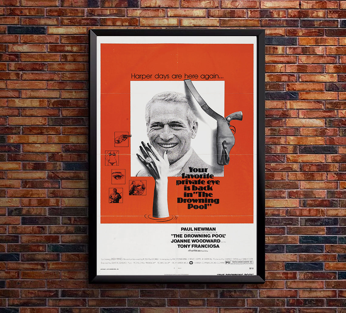The Drowning Pool 1975 - Paul Newman - US - Classic Movie Poster
