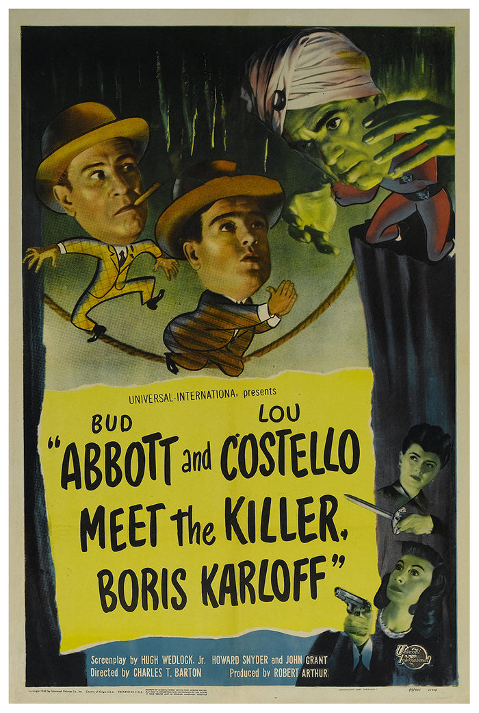 Abbott and Costello Meet the Killer 1949 - US - v1 - Classic Movie Poster