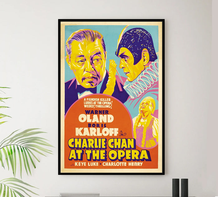 Charlie Chan at the Opera 1936 - US - v1 - Classic Movie Poster