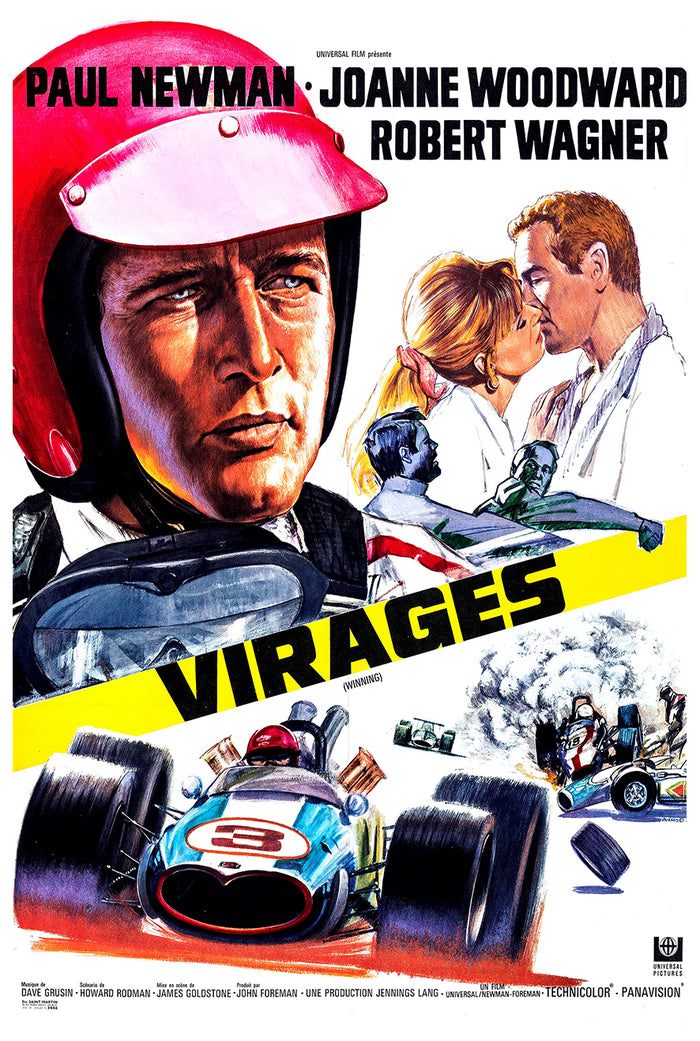 Winning 1969 - Paul Newman - France - Classic Movie Poster