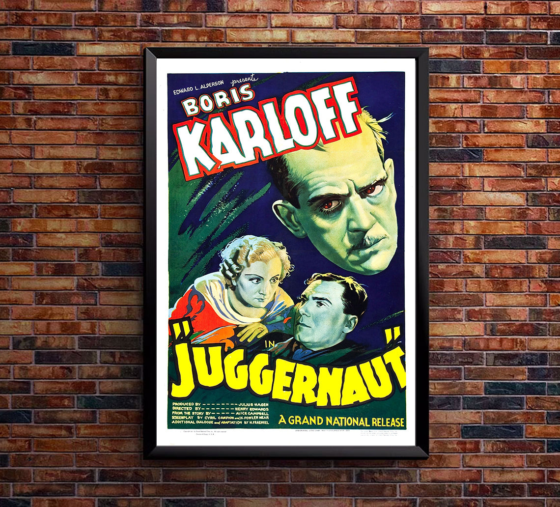 Juggernaut 1936 - US - v1 - Classic Movie Poster