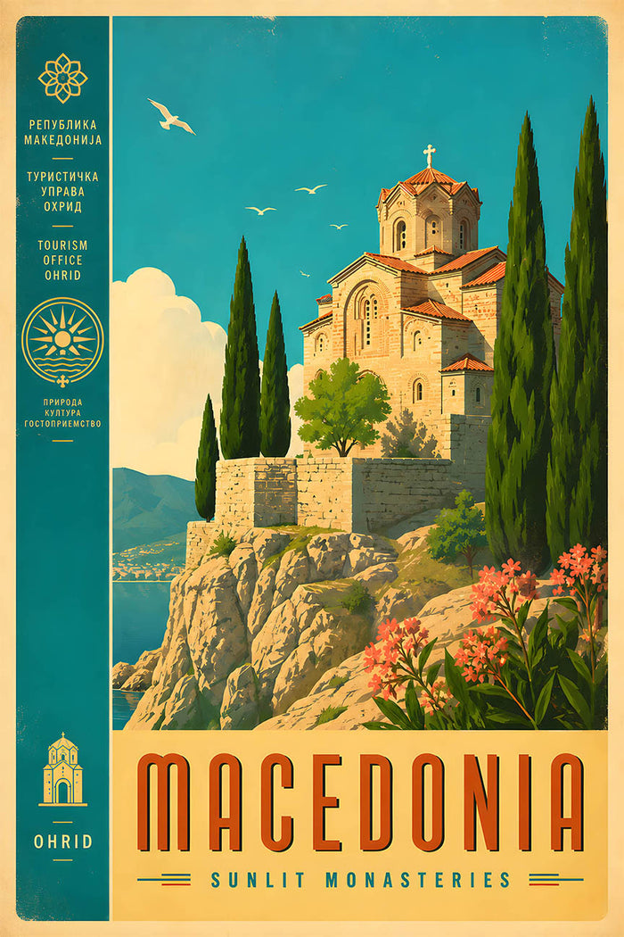 Macedonia - Tourism - v1 - Vintage Travel Poster