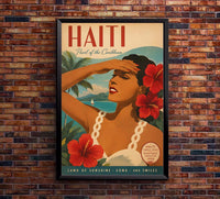 Haiti - Come to Haiti - Vintage Tourism Travel Poster