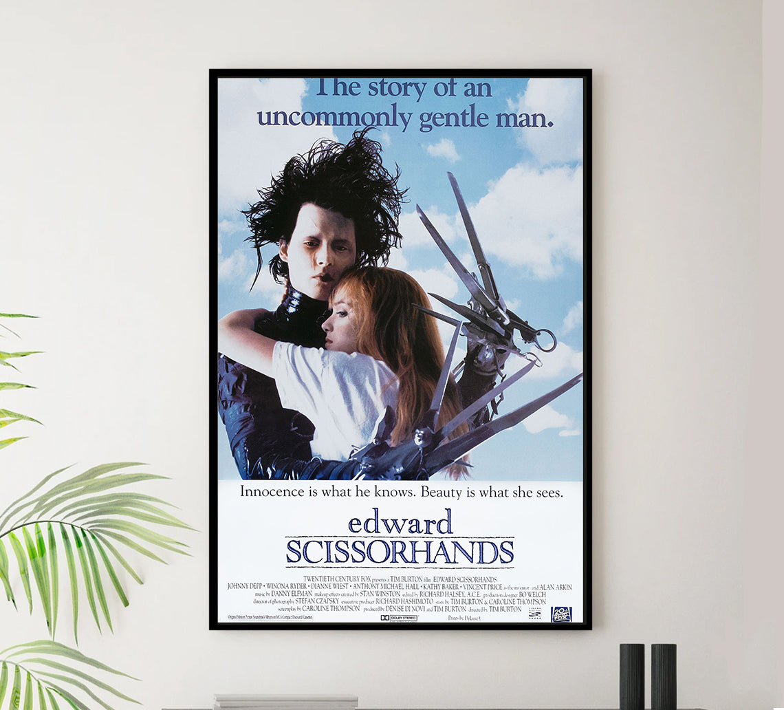 Edward Scissorhands 1990 - US - v1 - Classic Movie Poster