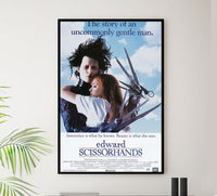 Edward Scissorhands 1990 - US - v1 - Classic Movie Poster