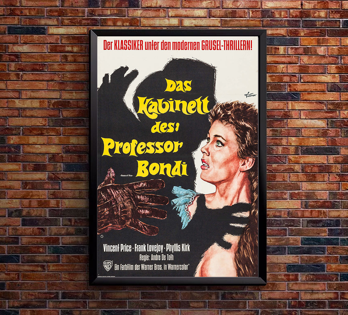 House of Wax 1953 - Germany - v3 - Classic Movie Poster