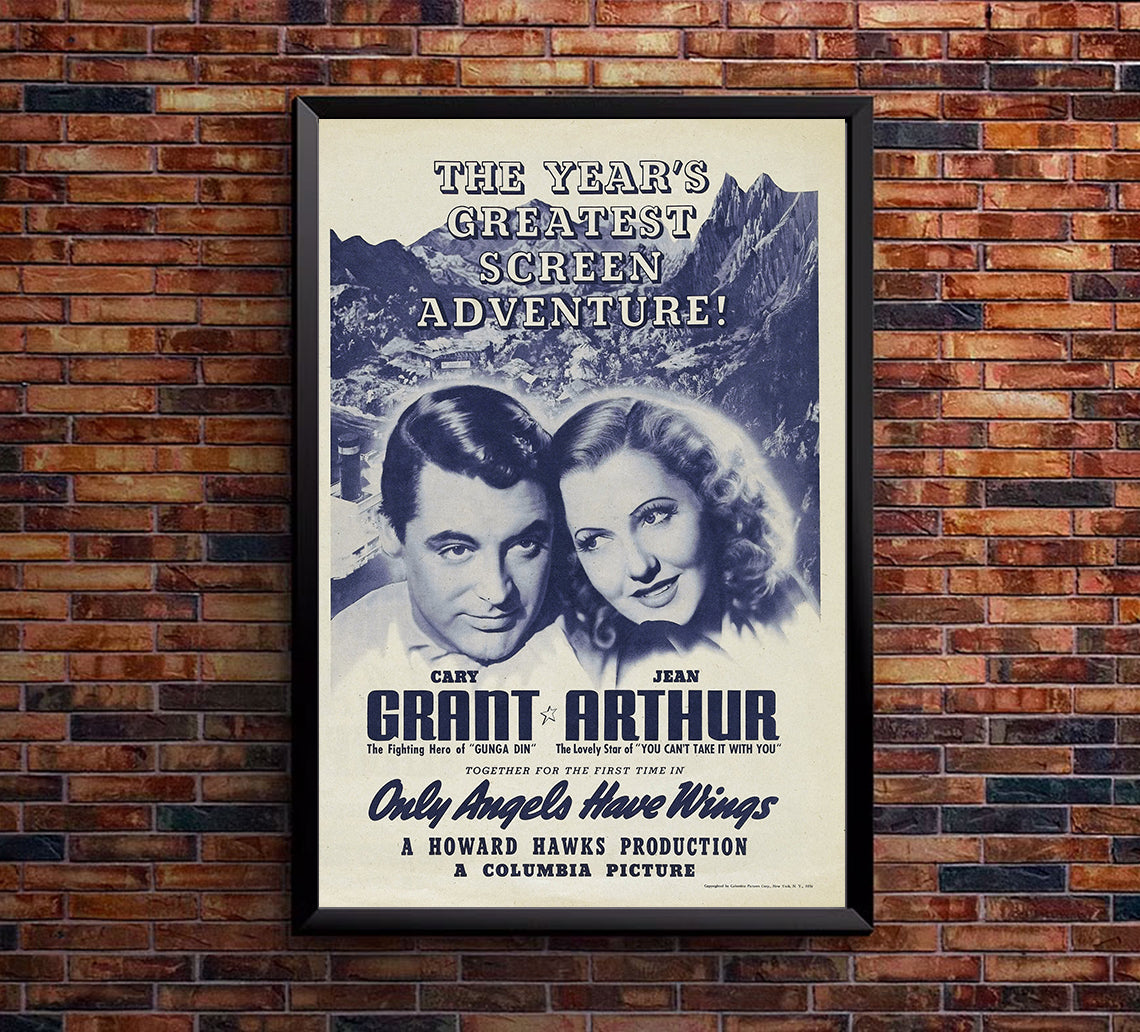 Only Angels Have Wings 1939 - Rita Hayworth - US (3) - Classic Movie Poster