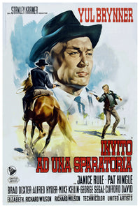 Invitation to a Gunfighter 1964 - Italy - v1 - Classsic Movie Poster