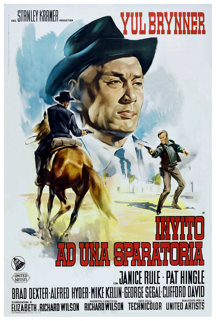 Invitation to a Gunfighter 1964 - Italy - v1 - Classsic Movie Poster
