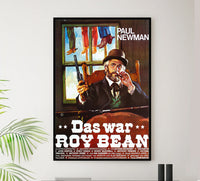The Life and Times of Judge Roy Bean 1972 - Paul Newman - Germany - Classic Movie Poster