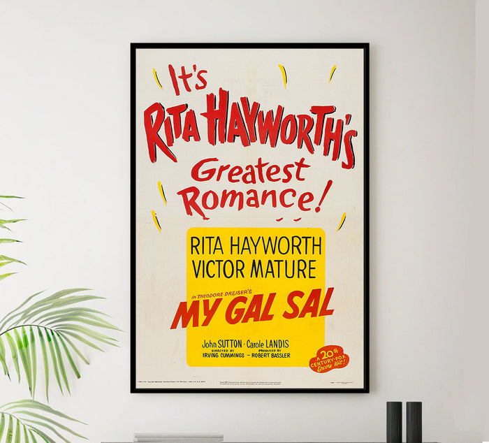 My Gal Sal 1942 - Rita Hayworth - US (2) - Classic Movie Poster