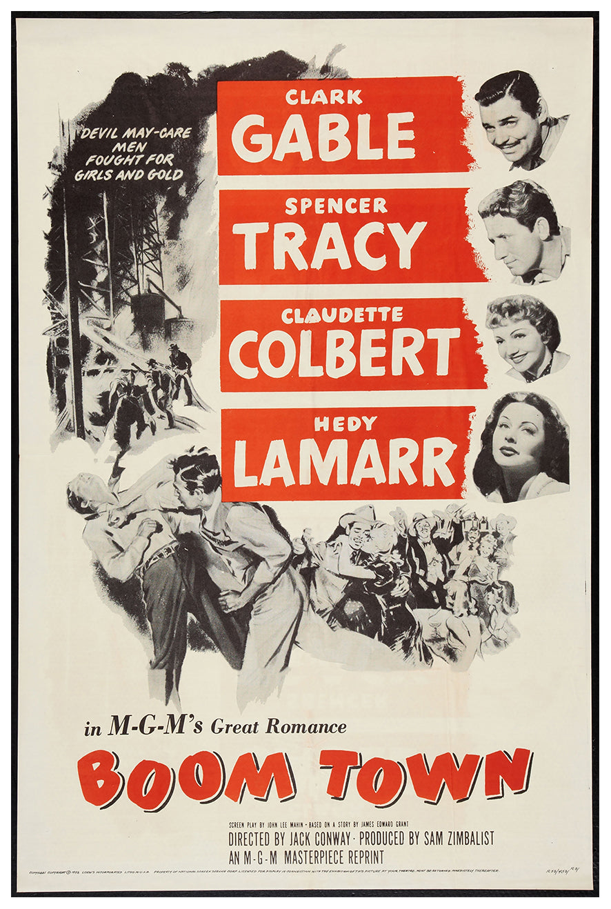 Boom Town 1940 - US - v2 - Classic Movie Poster