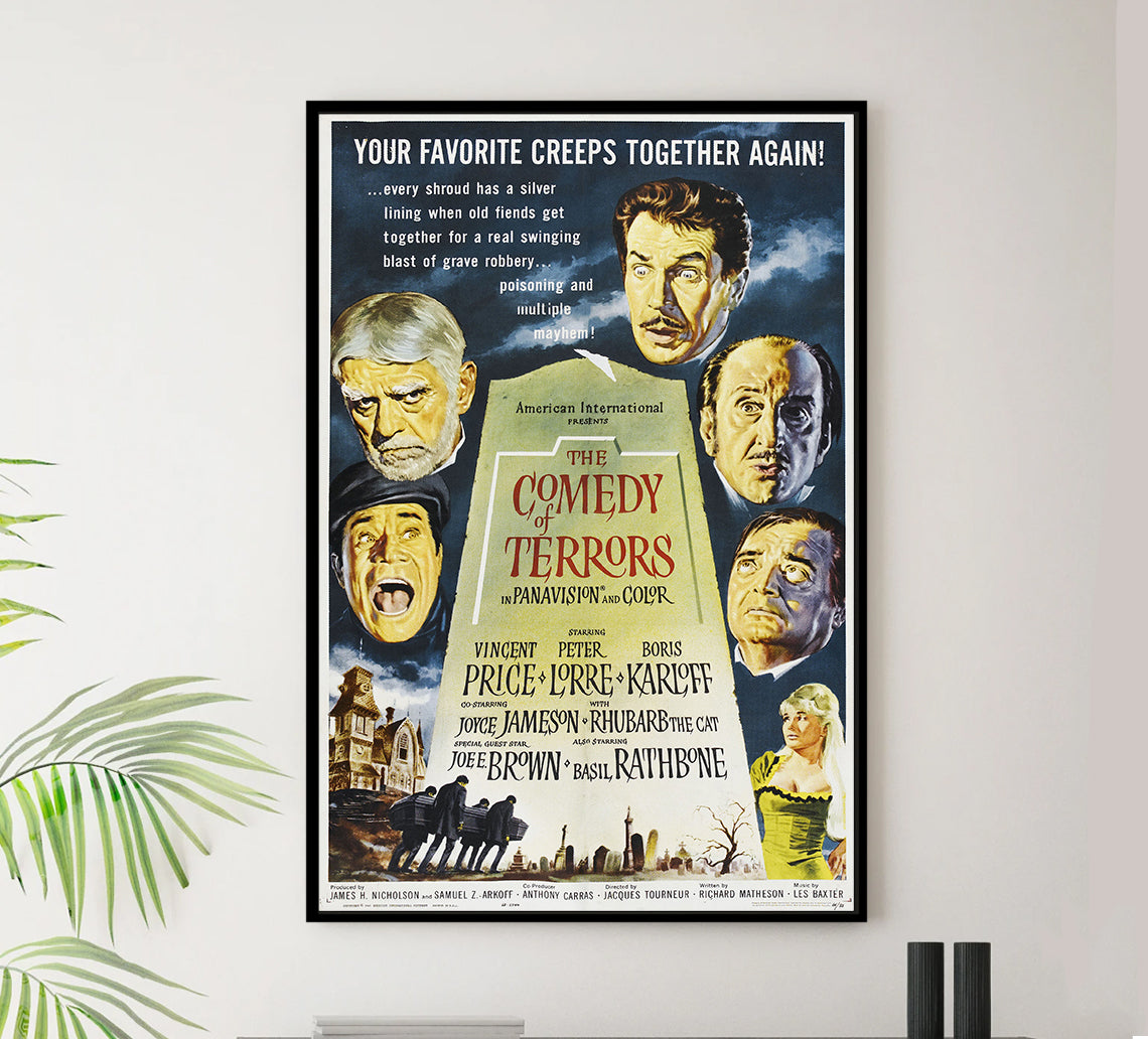 The Comedy of Terrors 1964 - US - v1 - Classic Movie Poster