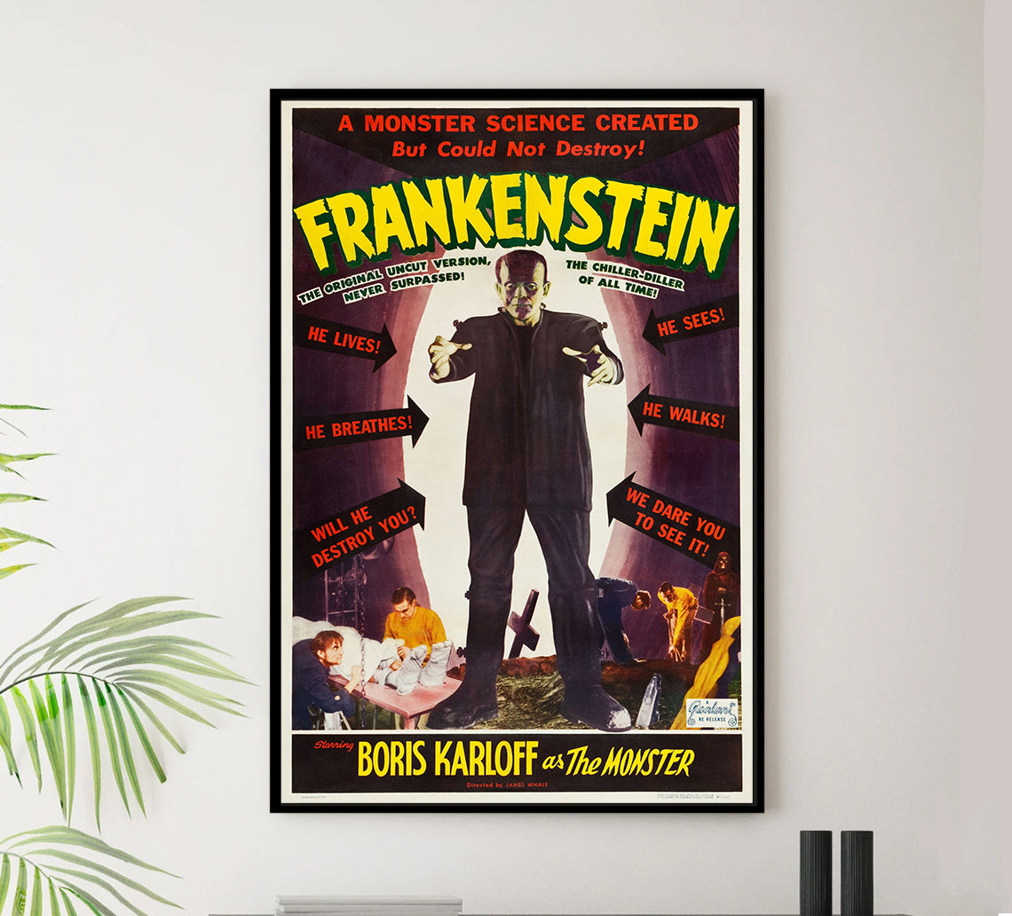 Frankenstein 1931 - US - v9 - Classic Movie Poster