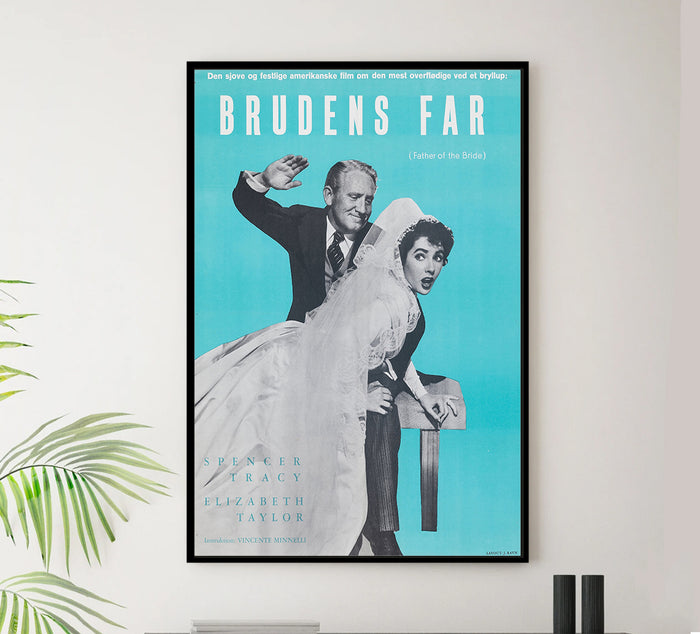 Father of the Bride 1950 - Denmark - v1 - Classic Movie Poster