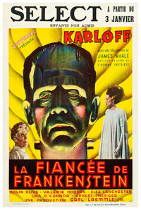 Bride of Frankenstein 1935 - Belgium - v1 - Classic Movie Poster
