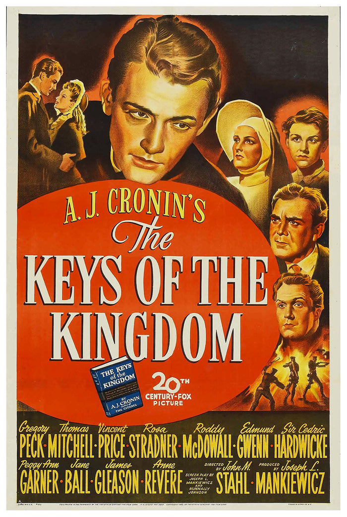 The Keys of the Kingdom 1944 - US - v3 - Classic Movie Poster