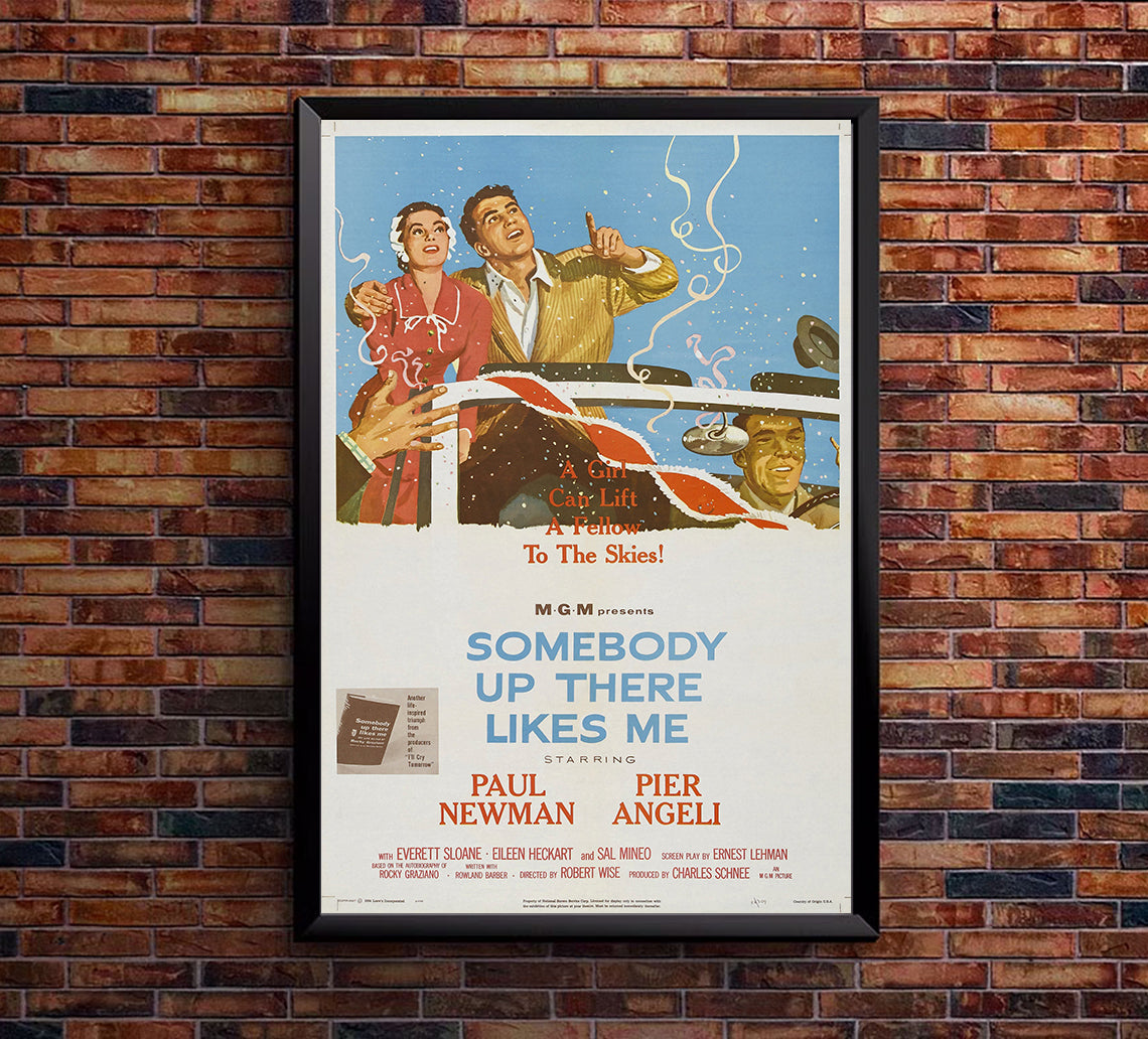 Somebody Up There Likes Me 1956 - Paul Newman - US - Classic Movie Poster