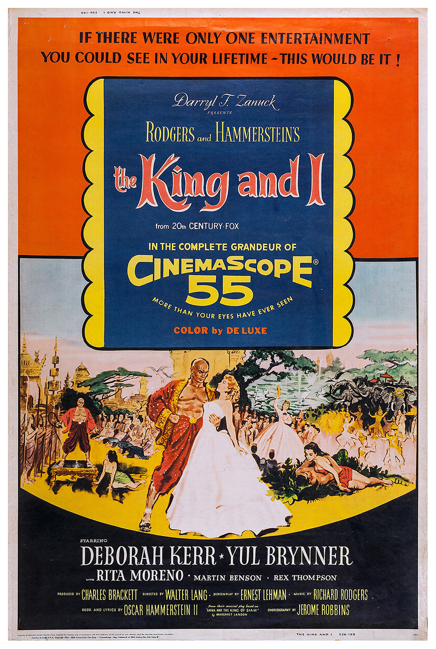 The King and I 1956 - US - v2 - Classsic Movie Poster
